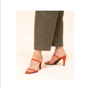 Charlotte Stone Dua heel in Tangerine size 7 brand new